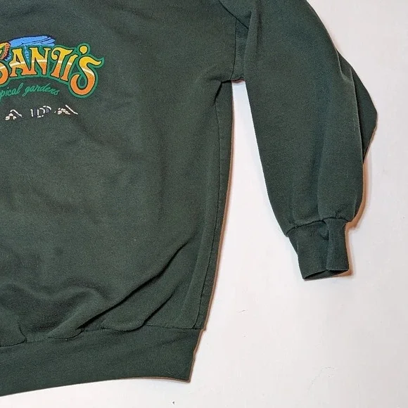 Vintage Green Colasantis Canada Crew Neck Sweatshirt Oceanic  Medium Unisex - Picture 2 of 9
